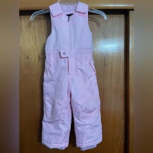 Spyder Light Pink Kids Snowsuit Overalls